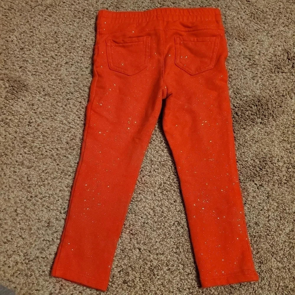 The Children's Place Red Glitter Pants 2T